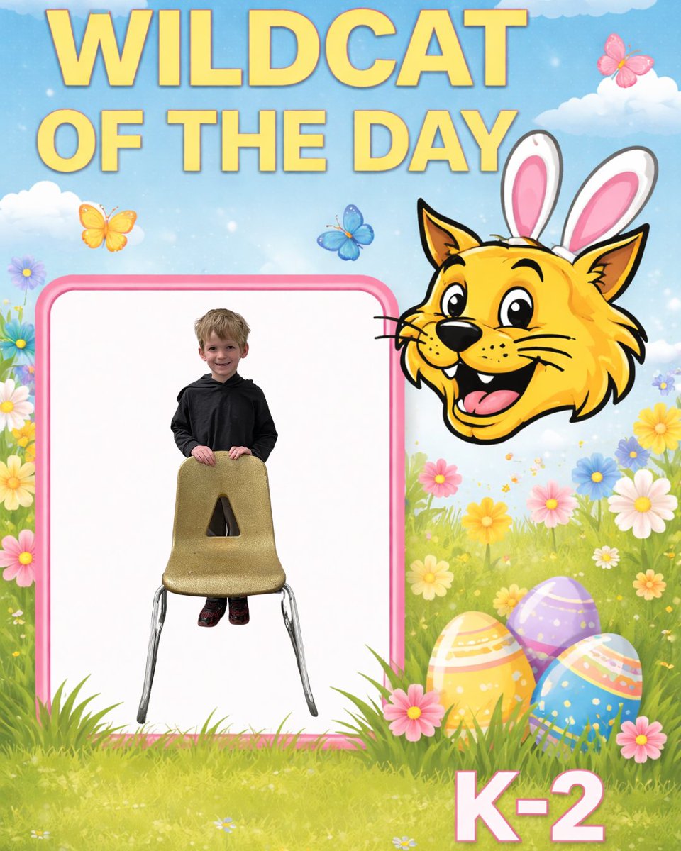 Congratulations to Gabriel O., our K-2 PAWS-itive Behavior Wildcat of the Day!  Gabriel was recognized by Mrs. Mankin for using an appropriate voice while out on a classroom walk.  Way to go, Gabriel!  Keep up the great work!  #WildcatStrongHPS