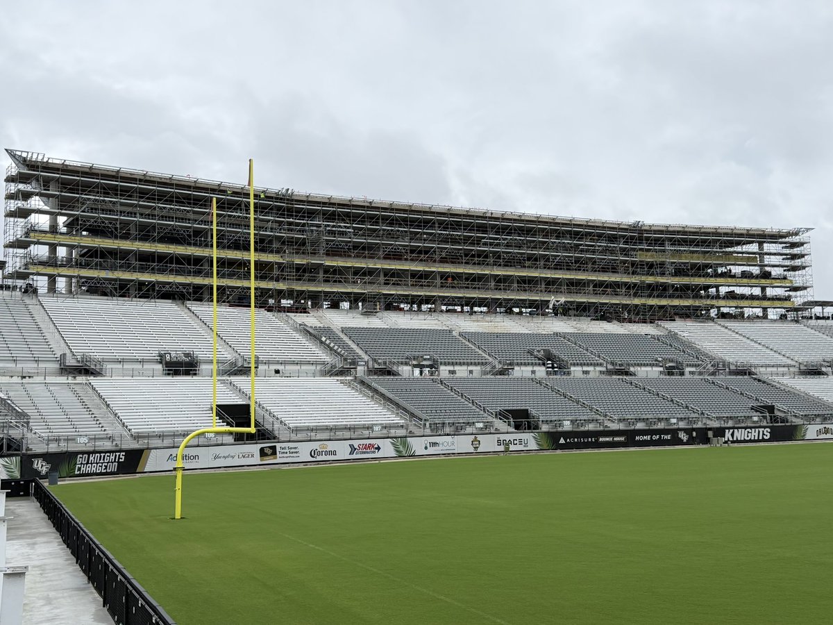 osmattmurschel's tweet image. Inside look at the Roth Tower  renovations at Acrisure Bounce House Stadium on #UCF campus.
