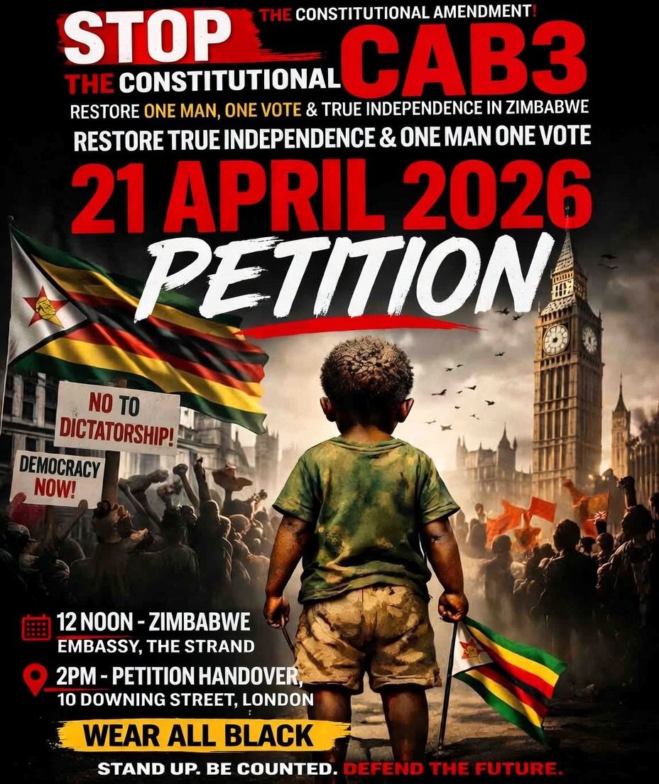 mamwadhu20933's tweet photo. Say no to 2030. Say no to Constitutional Amendment Bill No. 3. Restore one person, one vote. We need new leaders. Let’s stand together in our numbers. Emmerson Mnangagwa and ZANU-PF must go. https://t.co/rL5iArFbtw