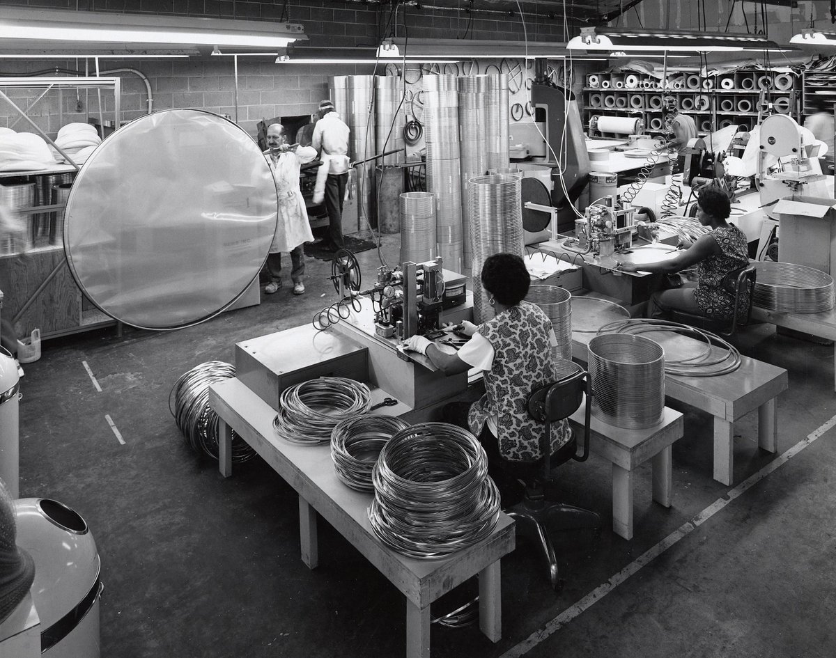drumdial's tweet image. #tbt  Throwback to the 1960's Remo factory!  #teamremo #factory #drumheads