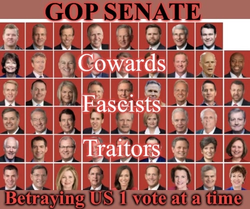 MediaBusters6's tweet image. Tell @LeaderJohnThune @SenateGOP
@HouseGOP @SpeakerJohnson
YOU COULD HAVE STOPPED HIM-WILL YOU?
You are asGUILTY of #WarCrimes as the #TrumpRegime
ALL REPUBLICANS are:
COWARDS
LIARS
HYPOCITES
TRAITORS
The American people know it
Why 30 seats have flipped #RedToBlue
#VoteOutAllGOP