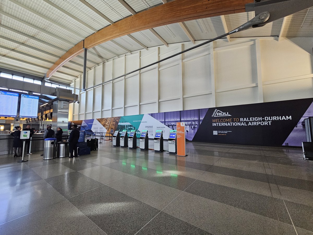 RDUAirport's tweet photo. Check out a new view at Terminal 2. π Find out what we're doing behind the big wall as our Terminal 2 expansion project moves forward.
Learn more β‘οΈ https://t.co/KvkYAymxqx
#TransformRDU https://t.co/zrskPcLTUc