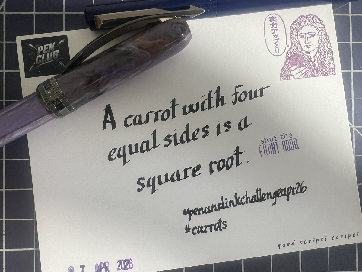 _itsJamesD_'s tweet photo. #penandinkchallengeapr26
#carrots https://t.co/RtHiimiuVP