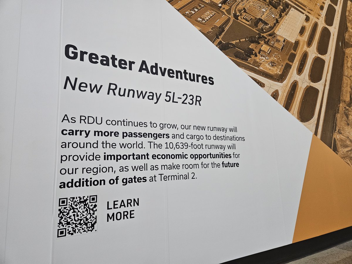 RDUAirport's tweet photo. Check out a new view at Terminal 2. π Find out what we're doing behind the big wall as our Terminal 2 expansion project moves forward.
Learn more β‘οΈ https://t.co/KvkYAymxqx
#TransformRDU https://t.co/zrskPcLTUc