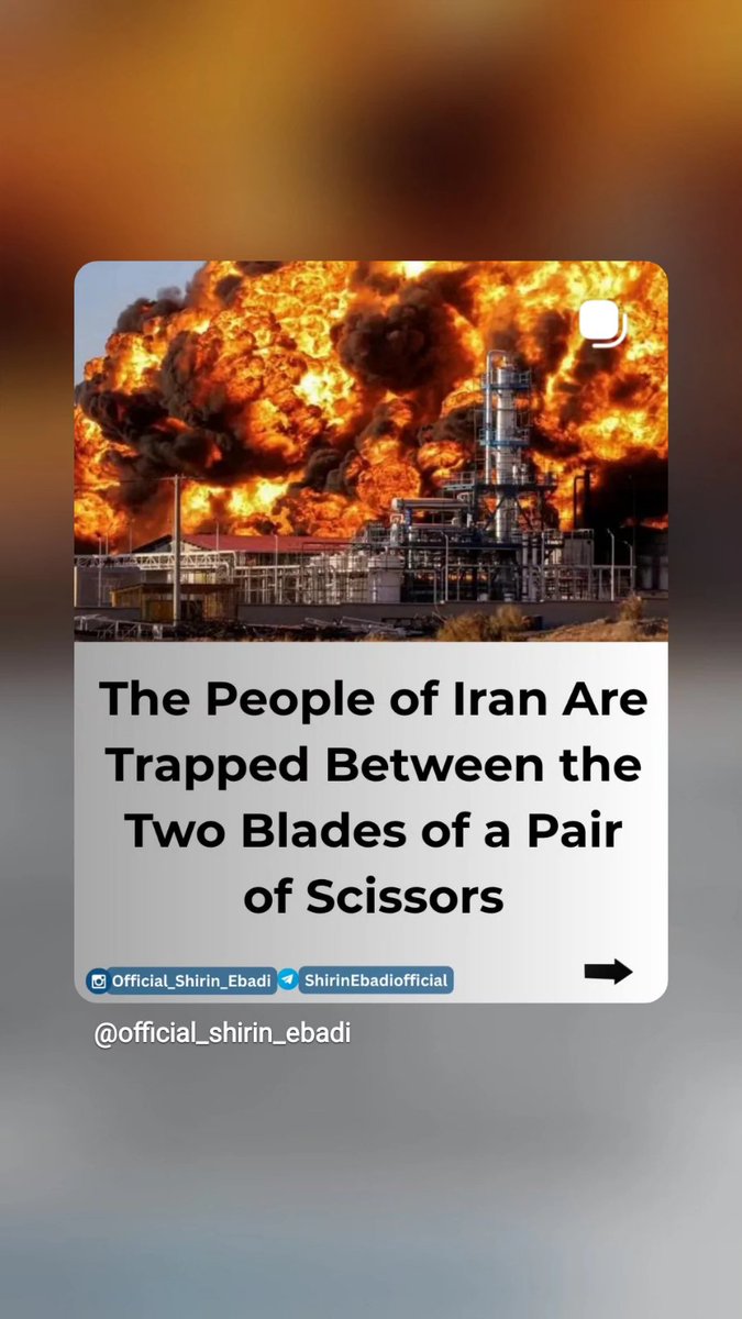manimir705's tweet photo. @Alighazizade Do not attack Iranians' infrastructure @realDonaldTrump @netanyahu https://t.co/5z7bQCdl76