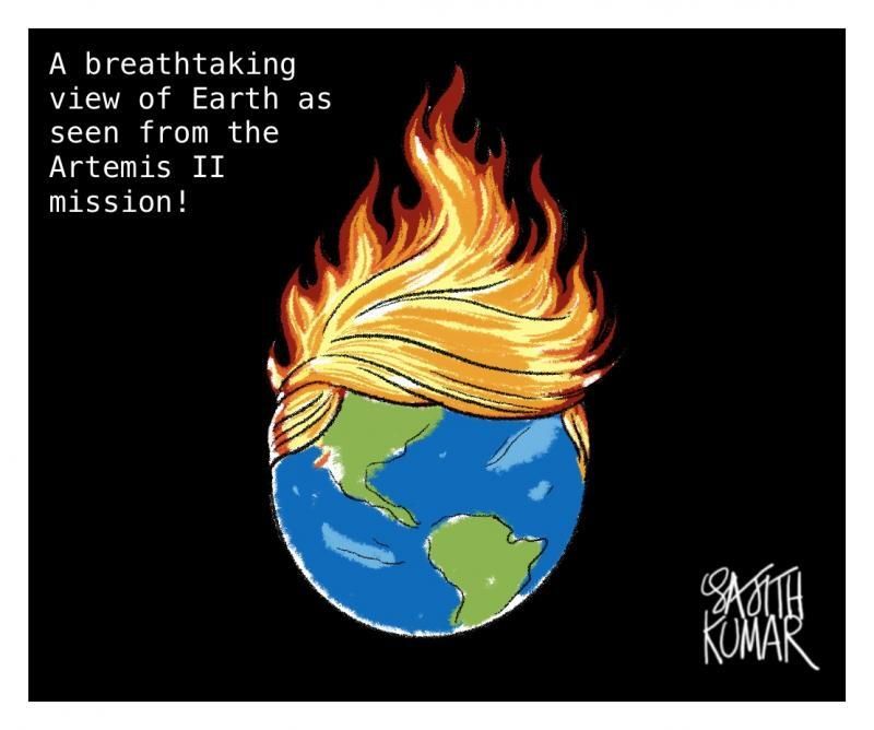 cartoonmovement's tweet image. Moon mission. Our new cartoon collection: buff.ly/De4F4Jg

These cartoons are by Franco Juri, Thiago Lucas, @sajithkumar and @monerojerge

#ArtemisII #moon #NASA #Iran