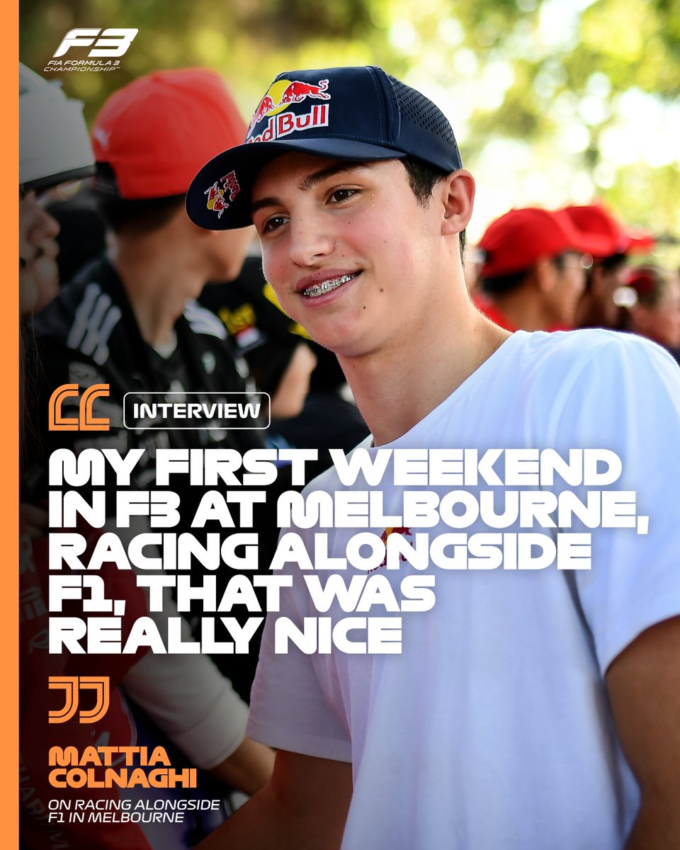 Officially on the #RoadToF1, Mattia 🛣️🙌

The <a href="/OfficialMPteam/">MP Motorsport</a> driver reflected on a mixed Melbourne weekend where lessons were learned 🧑‍🏫👉 fiaformula3.com/Latest/ACYzPx7…

#F3 #AusGP