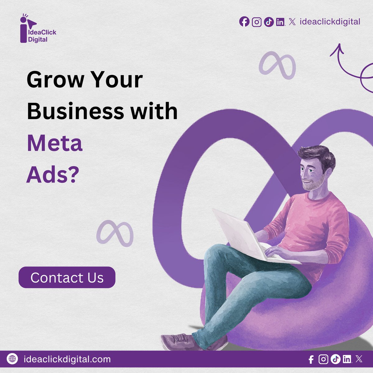 IdeaClickDigita's tweet photo. Ready to scale your business? 🚀
Unlock powerful growth with targeted Meta Ads that convert clicks into customers.
Let’s turn your ideas into results. 💡
📩 Contact us today!

#MetaAds #DigitalMarketing #SocialMediaMarketing #GrowYourBusiness  #MarketingStrategy #IdeaClickDigital https://t.co/JUDaxXEhkV