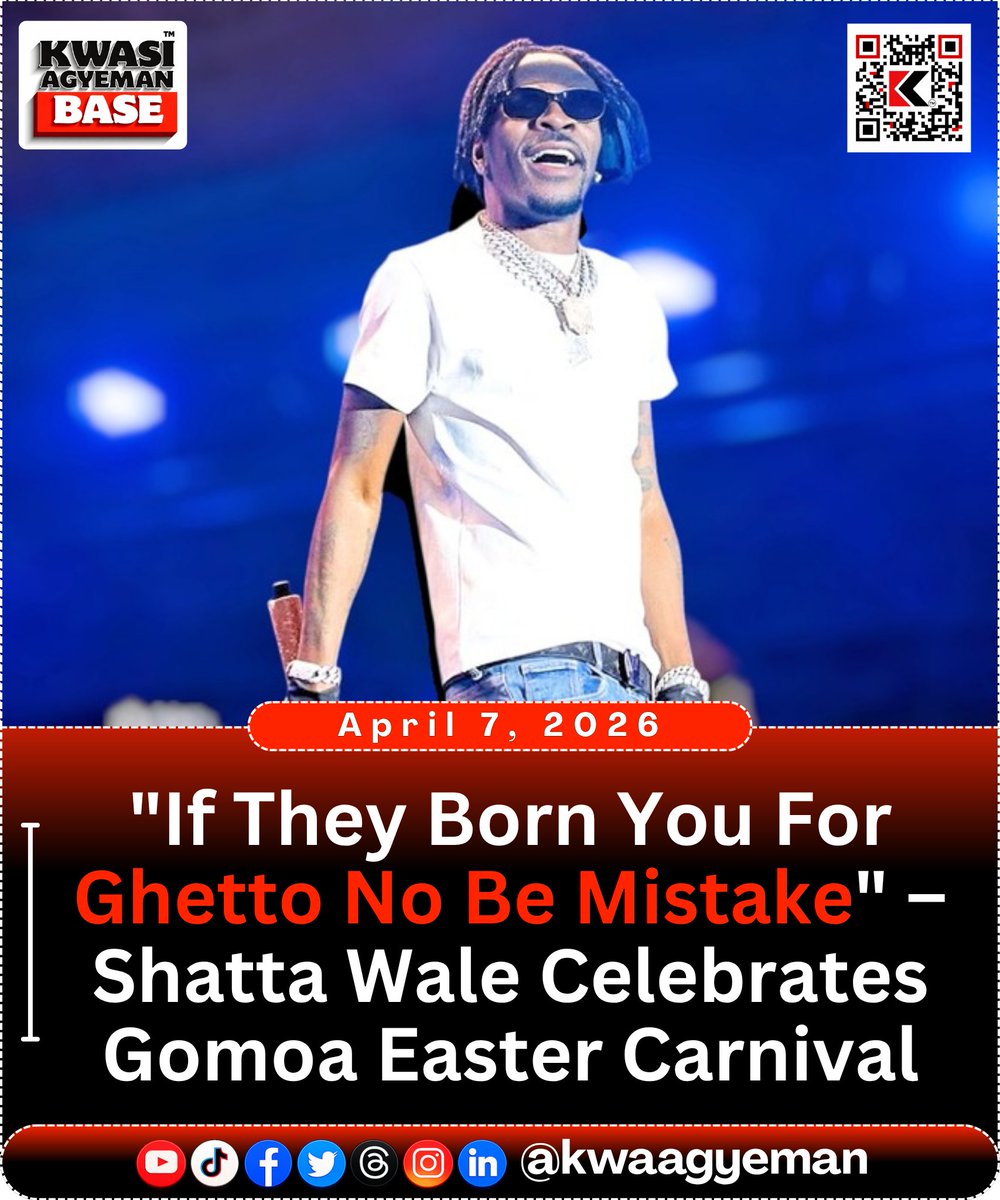 Shatta Wale sparks reactions after celebrating his performance at the Gomoa Easter Carnival with a bold statement about his roots.
 Ewurama Biney Stonebwoy Kalyjay Vincent Kompany KasoaOldMarket The NDC details here 👇👇
bit.ly/4csW866
#kwasiagyeman #KabaseNews #DiESN