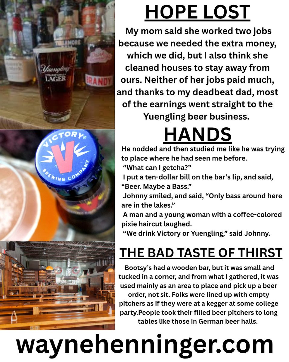 waynehenninger's tweet photo. This evening, I'll be celebrating National Beer Day with two of my favorites @yuenglingbeer and @victorybeer. Some beer-related passages from three of my books.  #NationalBeerDay https://t.co/1QUDr7B2Ig