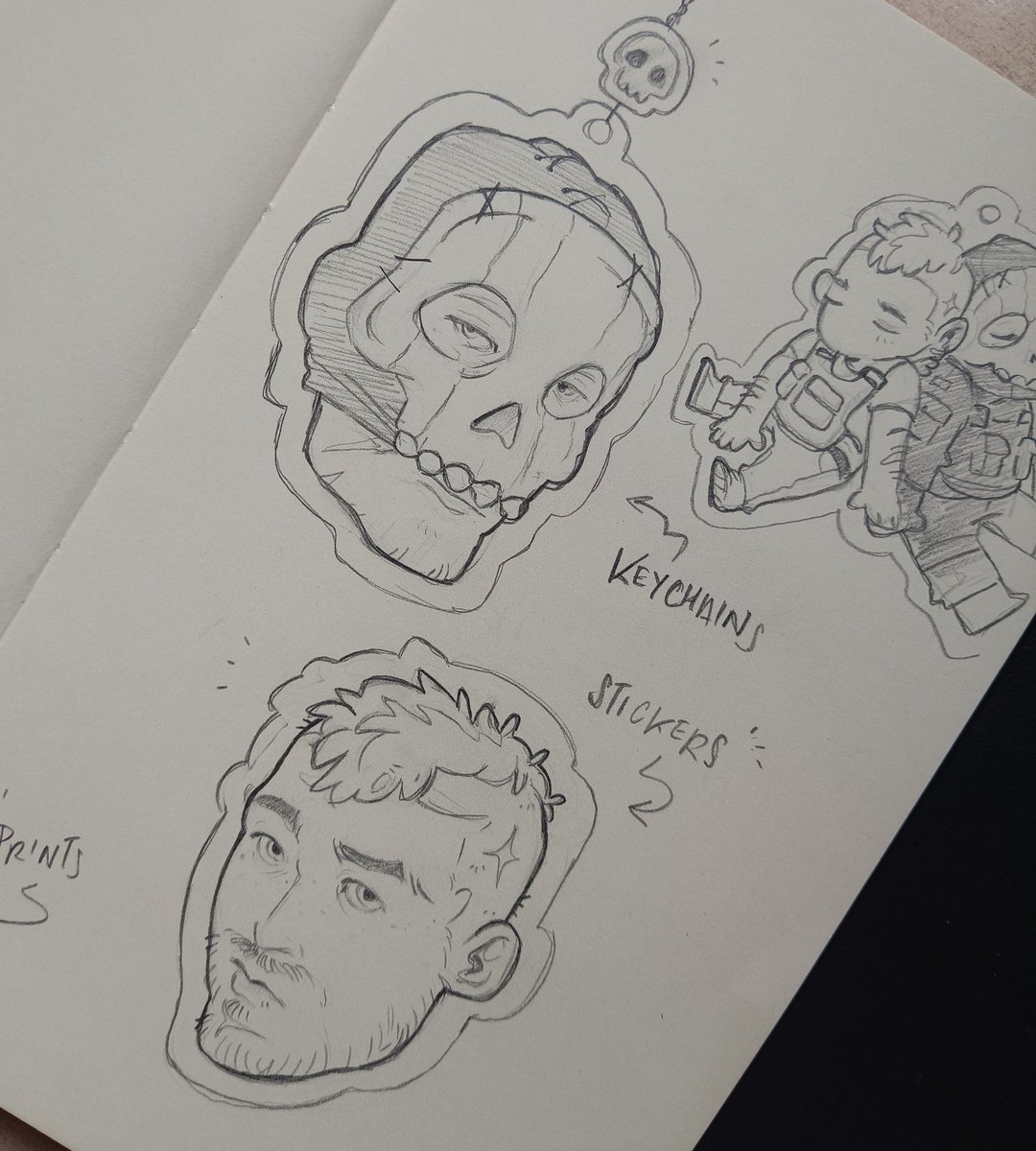 heladodavellana's tweet photo. Once my next vacation starts, I'm planning to make some stickers and keychains to sell https://t.co/bWdudYxjLk