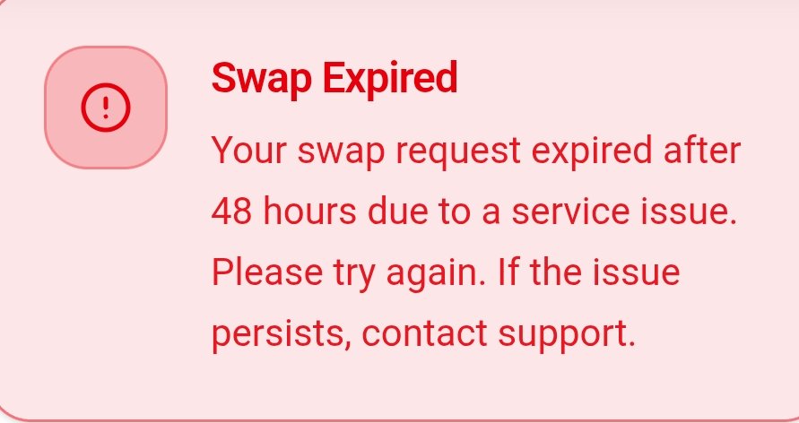 SidraBankNews's tweet image. Dear #SidraChain family,

We’ve noticed many of you are facing issues when swapping ST to $SDA

Due to a service issue, some users are now encountering a “swap expired” error.

If you’re experiencing the same problem, please report it to the team by clicking on “Report Issue.” in