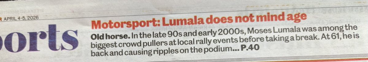 MotorSport Uganda tweet media