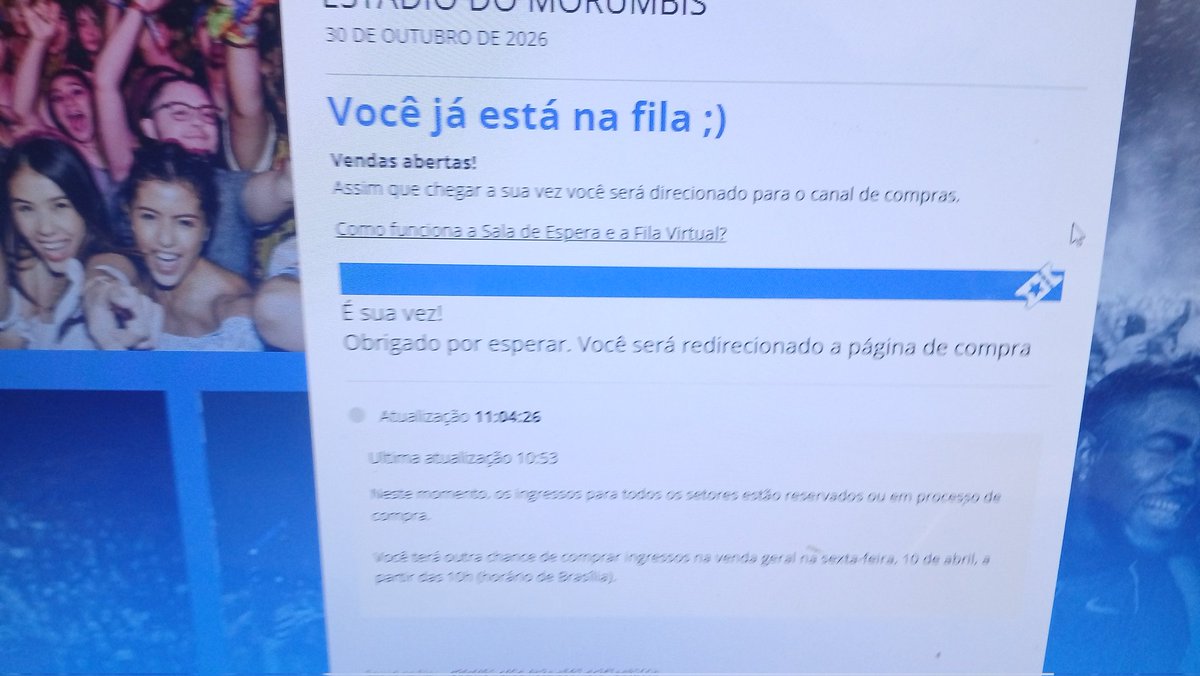 joonieban's tweet photo. Nao anda e quando chegou minha vez esgotaram os ingressos https://t.co/pY10mqiCmJ