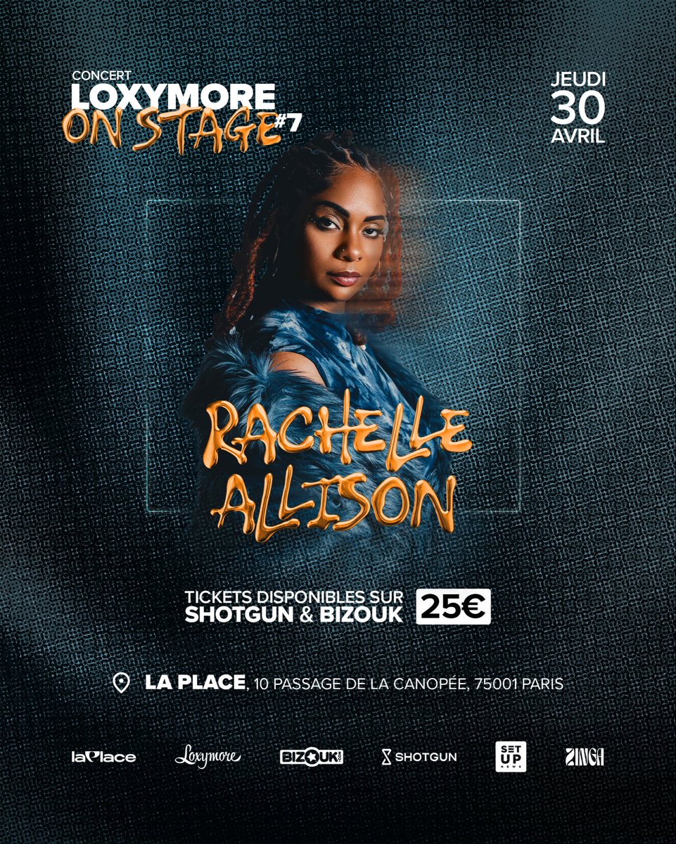Le 30 avril, <a href="/RachelleHD/">#PLIS</a> sera sur scène pour Loxymore On Stage #7 🔥

🎟️ Prenez vos places maintenant shotgun.live/events/loxymor…
