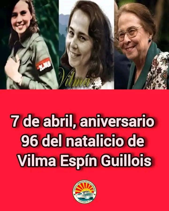 Luchadora clandestina y guerrillera,  mujer de gran sensibilidad humana, Vilma es y siempre será paradigma señera de la mujer cubana, por lo cual ocupa un lugar privilegiado en la memoria histórica de la nación.
Hoy recordamos en cada espacio su legado a la mujer cubana