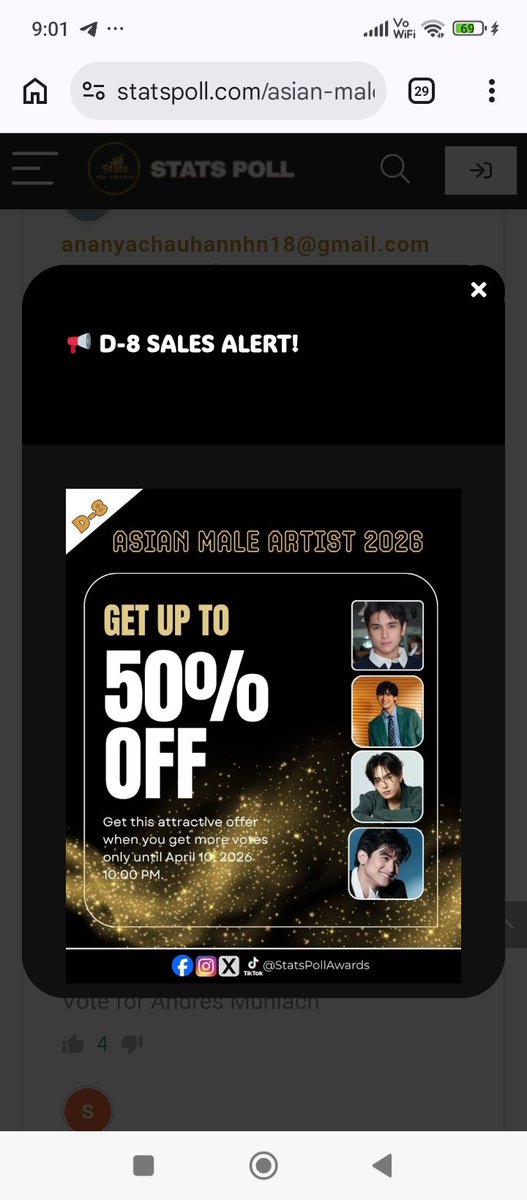 Pls Vote ZiYu they have Big Sale 50% off.

If anyone can purchase do it now, if we have 10K we can push it into 100K votes 

Vote here: statspoll.com
<a href="/TianZiyuMexico/">TianZiyuMx_FC🌽🇲🇽🇨🇳</a>  <a href="/Tianziyu_korea/">𝑻𝑰𝑨𝑵𝒁𝑰𝒀𝑼 𝑲𝑶𝑹𝑬𝑨 𝑭𝑨𝑵 𝑩𝑨𝑺𝑬</a>  <a href="/TianZiyuGlobal/">TianZiyu Global Latin Team</a>  <a href="/TianZiyuBRZ/">TIANZIYU BRASIL🇧🇷</a> 
<a href="/TIANZIYUISREAL/">TZ</a>