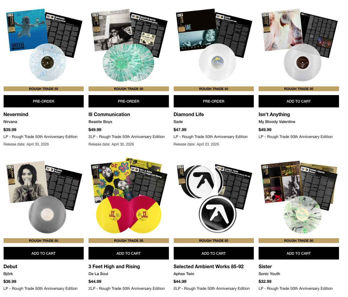 Vinyl on Sale tweet media