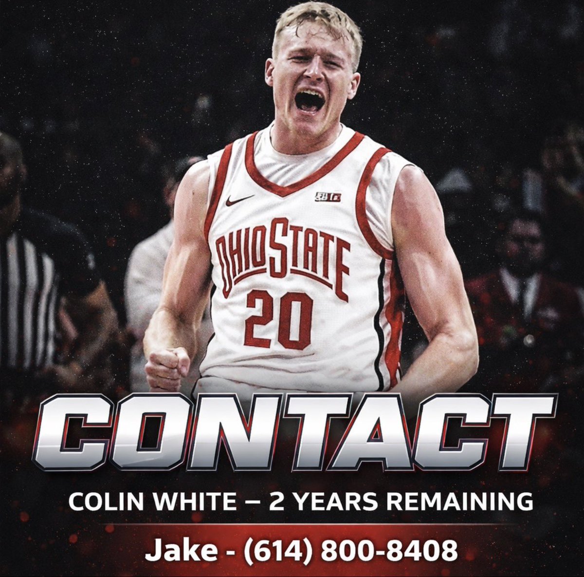 OhioBuckets's tweet photo. 🔮 PORTAL OPEN for Colin White!
➡️ @ColinWhite21 

📱 Please contact Jake at (614) 800-8408 if interested in former Ohio State Buckeye Colin White (@ColinWhite21) with 2 years remaining.

📝 Ultra-athletic 6’6” wing, supreme competitor and teammate who is RESULT-MINDED!  A+ kid. https://t.co/4hh56dHOul