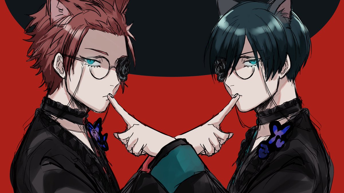 kaittteyan's tweet photo. コラボイラストを見た私と相互「アイ|デン|ティ|ティやん」 https://t.co/dWKvj4o1xK