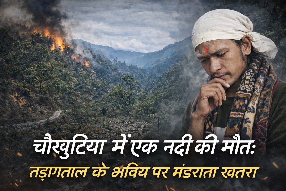 facebook.com/share/p/18JtVD… 
चौखुटिया में एक नदी की मौत: तड़ागताल के भविष्य पर मंडराता खतरा
लेखक: पर्यावरण प्रेमी शंकर सिंह बिष्ट ✍️
<a href="/Anoopnautiyal1/">Anoop Nautiyal</a> <a href="/manjeetnegilive/">Manjeet Negi</a> <a href="/narendramodi/">Narendra Modi</a> <a href="/pushkardhami/">Pushkar Singh Dhami</a> <a href="/Rameshbhimtal/">Ramesh Bhatt</a> <a href="/DIPR_UK/">Uttarakhand DIPR</a> <a href="/ChouhanShivraj/">Shivraj Singh Chouhan</a> <a href="/aajtak/">AajTak</a> <a href="/baramasa_in/">baramasa.in</a> <a href="/Rjkaavya/">Rj Kaavya</a>