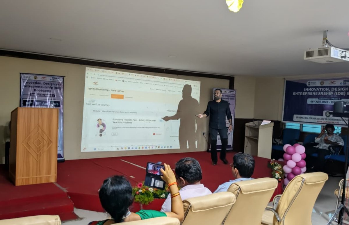 svpcetputtur's tweet photo. ⭐ #IDEBootcamp 2026 Day 2 conclusion at #svpp puttur, A.P

🛠️Hands-on Lean Canvas preparation session 

@narendramodi @PMOIndia @EduMinOfIndia @mhrd_innovation @dpradhanbjp @PIBHRD @SITHARAMtg @abhayjere @MS_AICTE @AICTE_INDIA @wadhwanif @pradeepdhage
@svppalumni @svpcet puttur https://t.co/Q6XIpuQ5c5