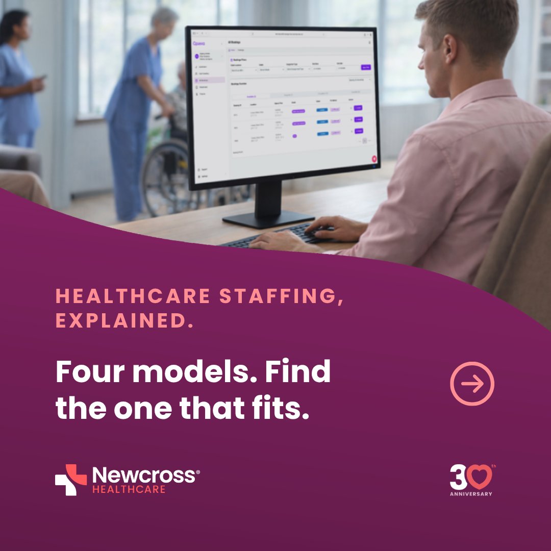 NewcrossHealth's tweet image. Managing multiple staffing agencies? The model you choose affects costs, compliance, and visibility.

We have broken down all four healthcare staffing models in our latest guide.

Read it here: newcrosshealthcare.com/insights/blog/…

#HealthcareStaffing #WorkforceManagement #SocialCare