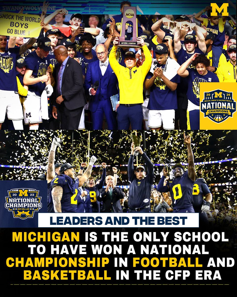 swankywolverine's tweet photo. Michigan is a natty school like no other 〽️ https://t.co/MfWq33jHgN
