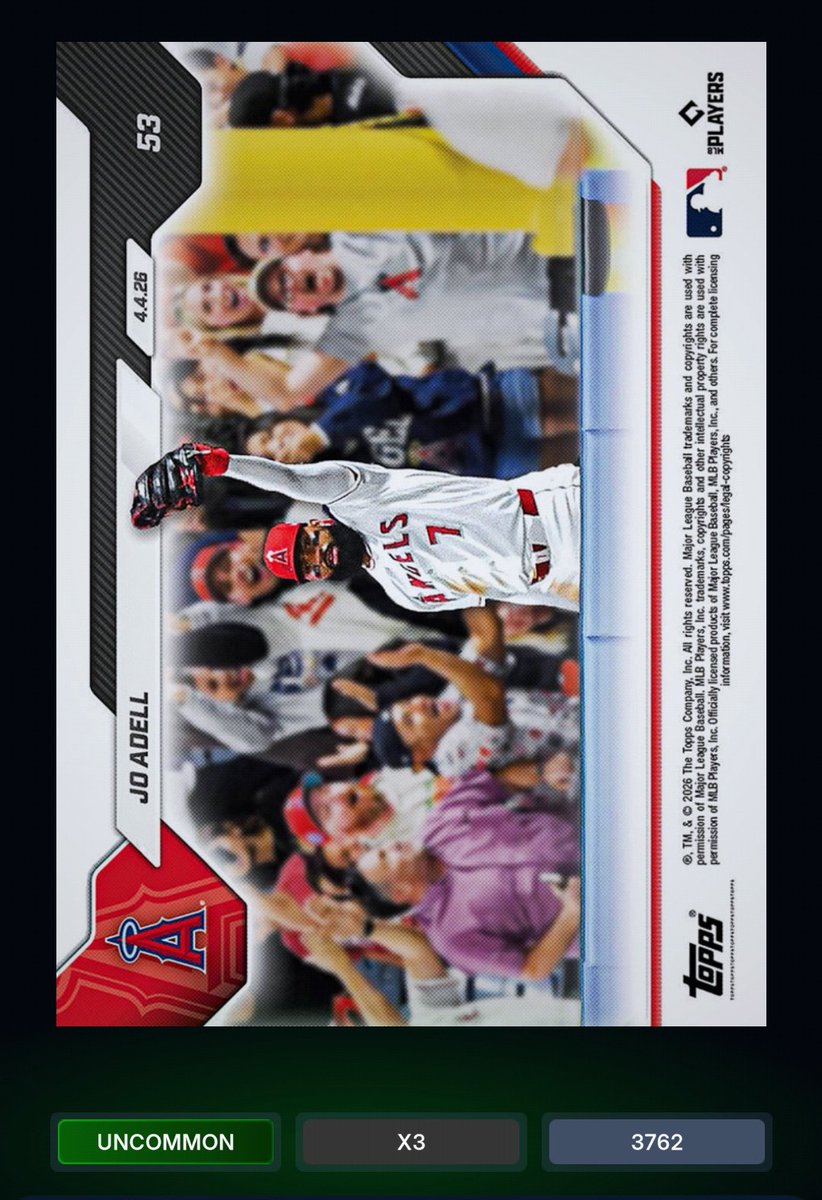 kayozoh17's tweet photo. アデルのTopps Now
裏が捕ったどー!なのいいね!
サヨナラシャヌは出ないのかな🥺
#ToppsBunt https://t.co/YliowtppyT