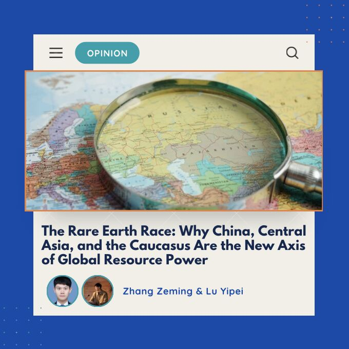 hagueresearch's tweet photo. Can Central Asia and the South Caucasus move beyond being mere suppliers of raw materials and become full participants in the rare earth value chain? How is China reshaping its rare earth strategy to maintain global leadership amid rising technological and geopolitical competition? And could a China-led model of cooperation offer a genuine alternative to Western approaches, or does it risk reinforcing new forms of dependency?

Read the full article by Zhang Zeming and Yipei Lu here: https://t.co/utLvR9sIqN