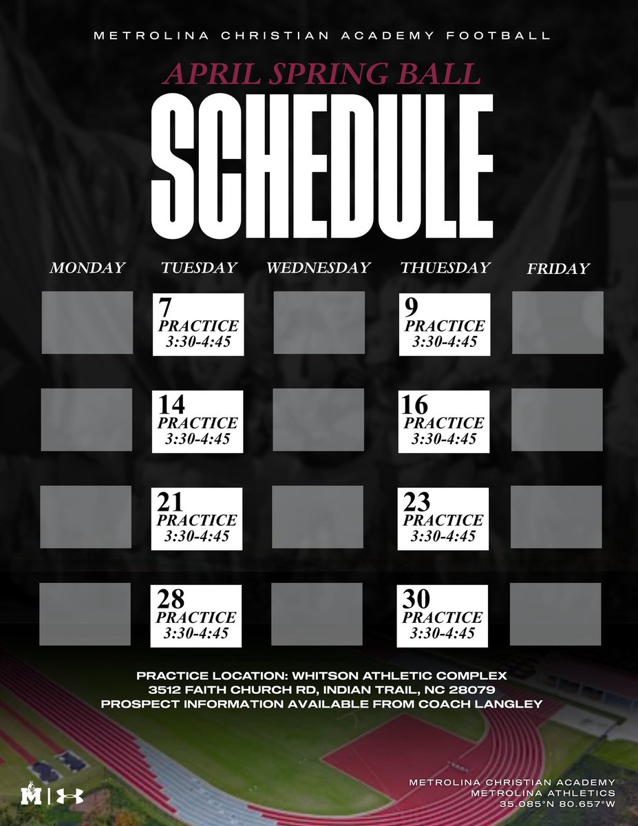 Metrolina Football tweet media