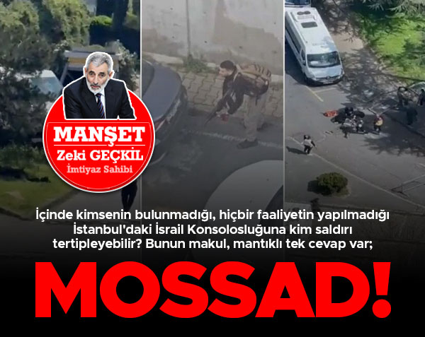 🔴MANŞET- Gazetemiz İmtiyaz Sahibi Zeki Geçkil, aktüel gelişmelere dair değerlendirmelerde bulundu. 
▪️Bunun makul, mantıklı tek cevap var; MOSSAD!
▪️Devlet Bahçeli'nin bu tavrı bu iki partiye aşk edilmiş birer Osmanlı tokatıdır
▪️Biz Trump'ı değil Türkiye'yi seviyoruz,