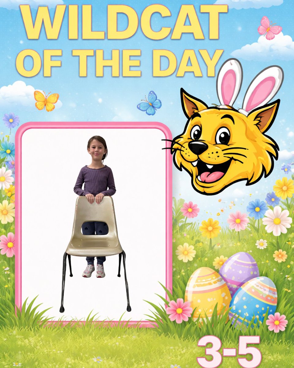 Congratulations to Kaytlyn J., our 3-5 PAWS-itive Behavior Wildcat of the Day!  Kaytlyn was recognized by Ms. S. for cleaning up the classroom.  Way to go, Kaytlyn!  Keep up the great work!  #WildcatStrongHPS