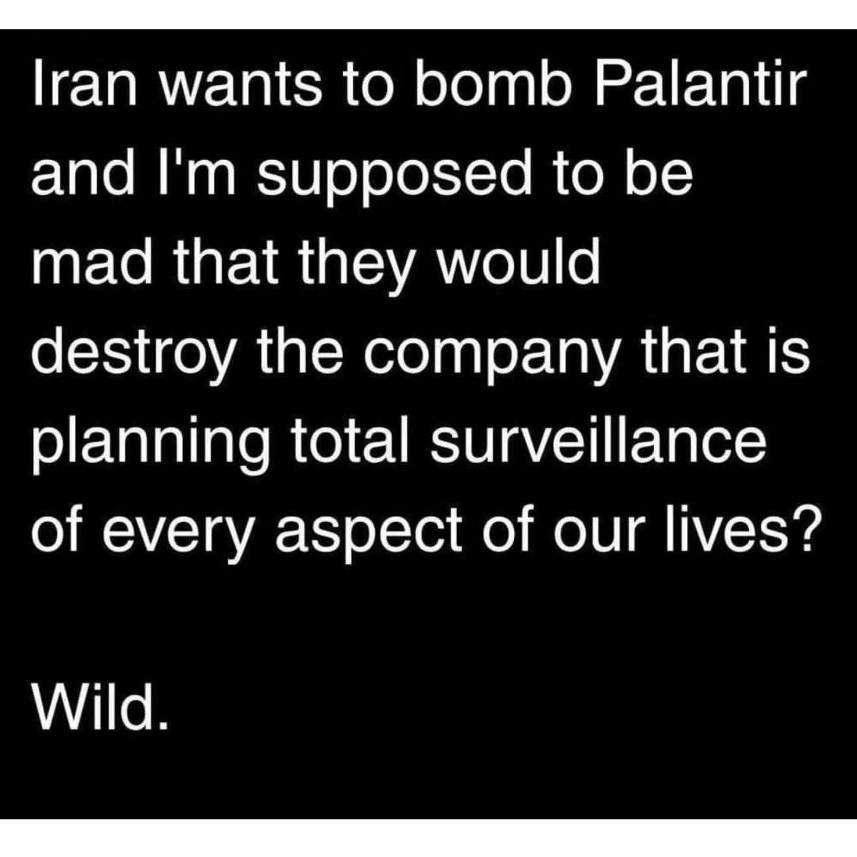 gwpro's tweet image. An odd silver lining in all this is #Iran taking out the #US #deepstate mechanisms... #surveillance #agenda #control #privacy #war #optout
