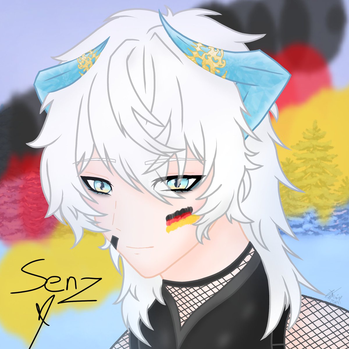 zMimi2001VR's tweet photo. ❄Small art for @SenzVT for Dokomi/Germany trip, hope you will have a blast there!
#senzart #vtuber #Senz https://t.co/u3MaCovutX