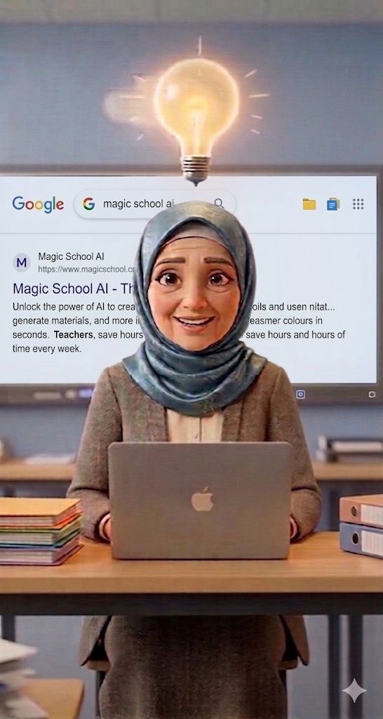 fwl_mak's tweet image. تُعد منصة 

magicschool.ai

 واحدة من أقوى الأدوات لمساعدة #معلمين_معلمات  حالياً 

حيث توفر أكثر من 60 أداة ذكية مصممة خصيصاً لتوفير الوقت والجهد.

إليك 10 أدوات مميزة وفعالة يقدمها الموقع:

1.مخطط الدروس
 (Lesson Plan Generator)

2.أداة كتابة الأسئلة
 (Multiple Choice