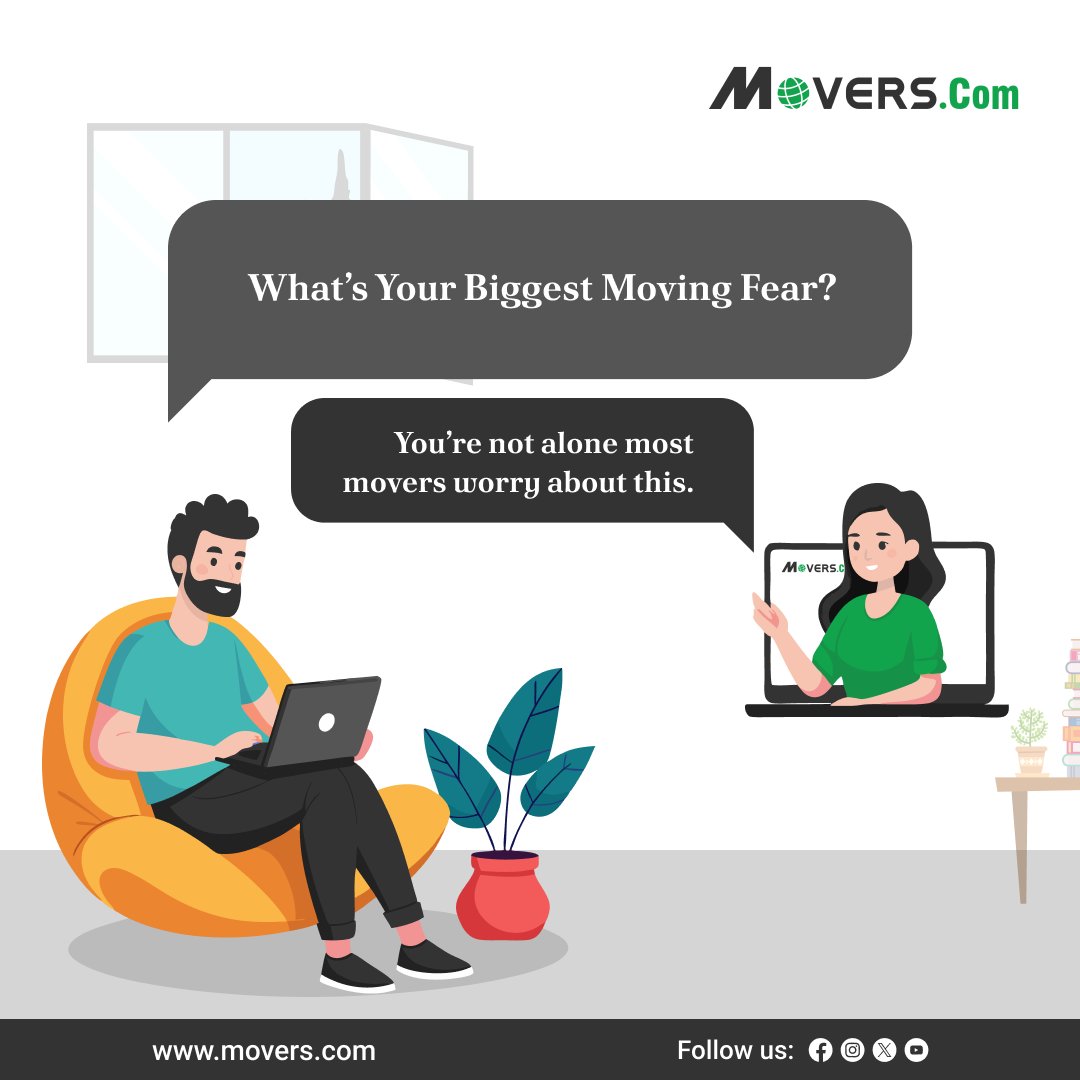 MoversCom's tweet image. Worried about something going wrong on moving day? 😬📦

👉 Get your FREE moving quote today at Movers.com

#MovingTips #MovingDay #StressFreeMoving #MovingHelp #RelocationTips #HomeMoving #MovingGuide #Movers #MovingAdvice
