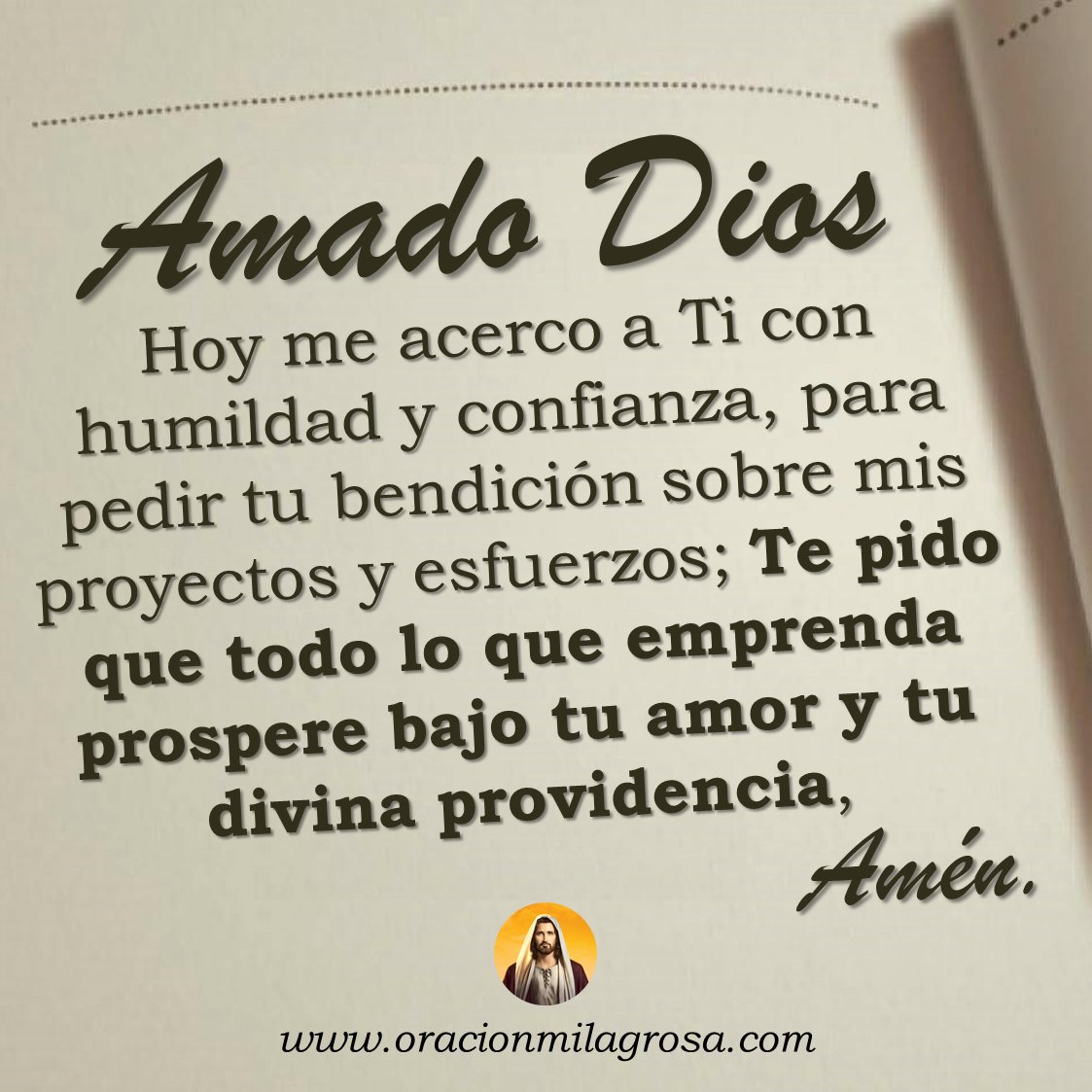 oracion_milagro's tweet photo. ORACIÓN PARA TENER ÉXITO EN TUS PROYECTOS: Haz esta oración para poner tu vida y tus metas en las manos de DIOS y pídele que te ayude a alcanzar la realización y el bienestar que tanto has anhelado. Ten fe, Dios te ama y Él obrará.

Haz esta oración en: https://t.co/AGRYFWOaka ✨