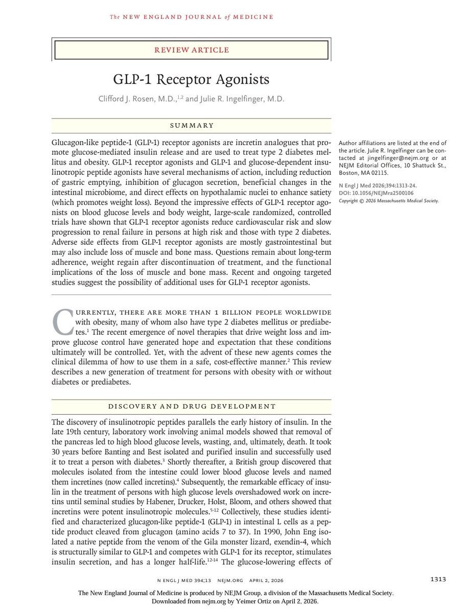 drsecchi's tweet photo. Agonistas del receptor de GLP-1: lo que debes saber de los nuevos tratamientos para diabetes tipo 2 y obesidad. https://t.co/Wd4OeZXvqf