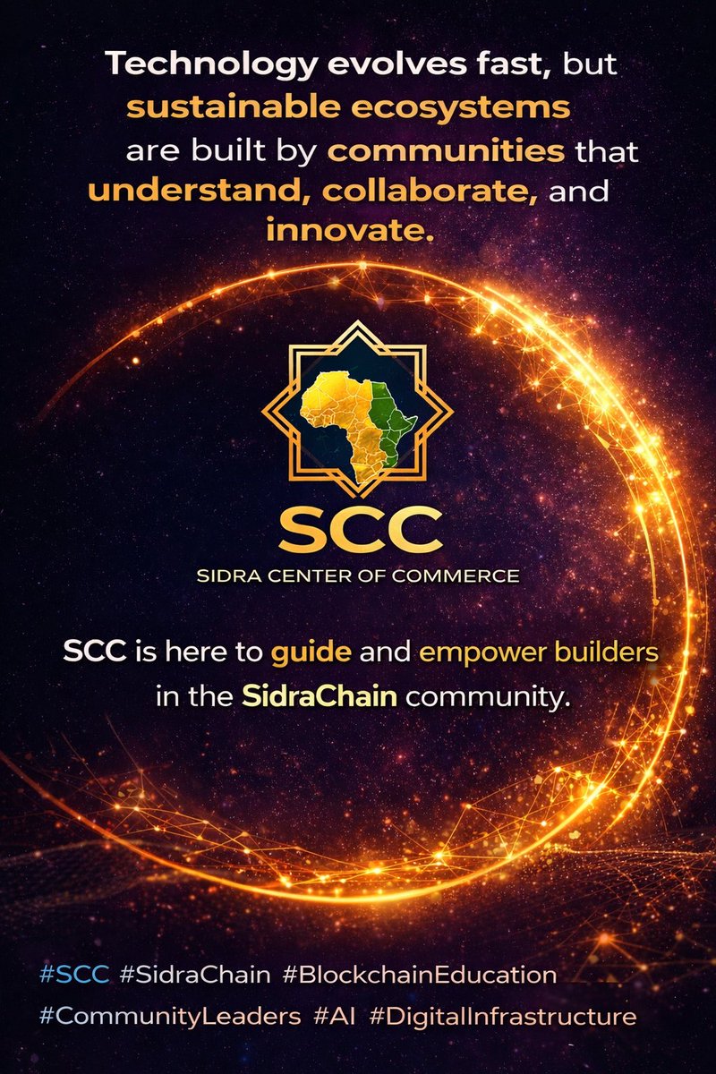 AzuAhamad's tweet image. Technology evolves fast, but sustainable ecosystems are built by communities that understand, collaborate, and innovate.
SCC is here to guide and empower builders in the SidraChain community.
#SCC #SidraChain #BlockchainEducation #CommunityLeaders #AI #DigitalInfrastructure