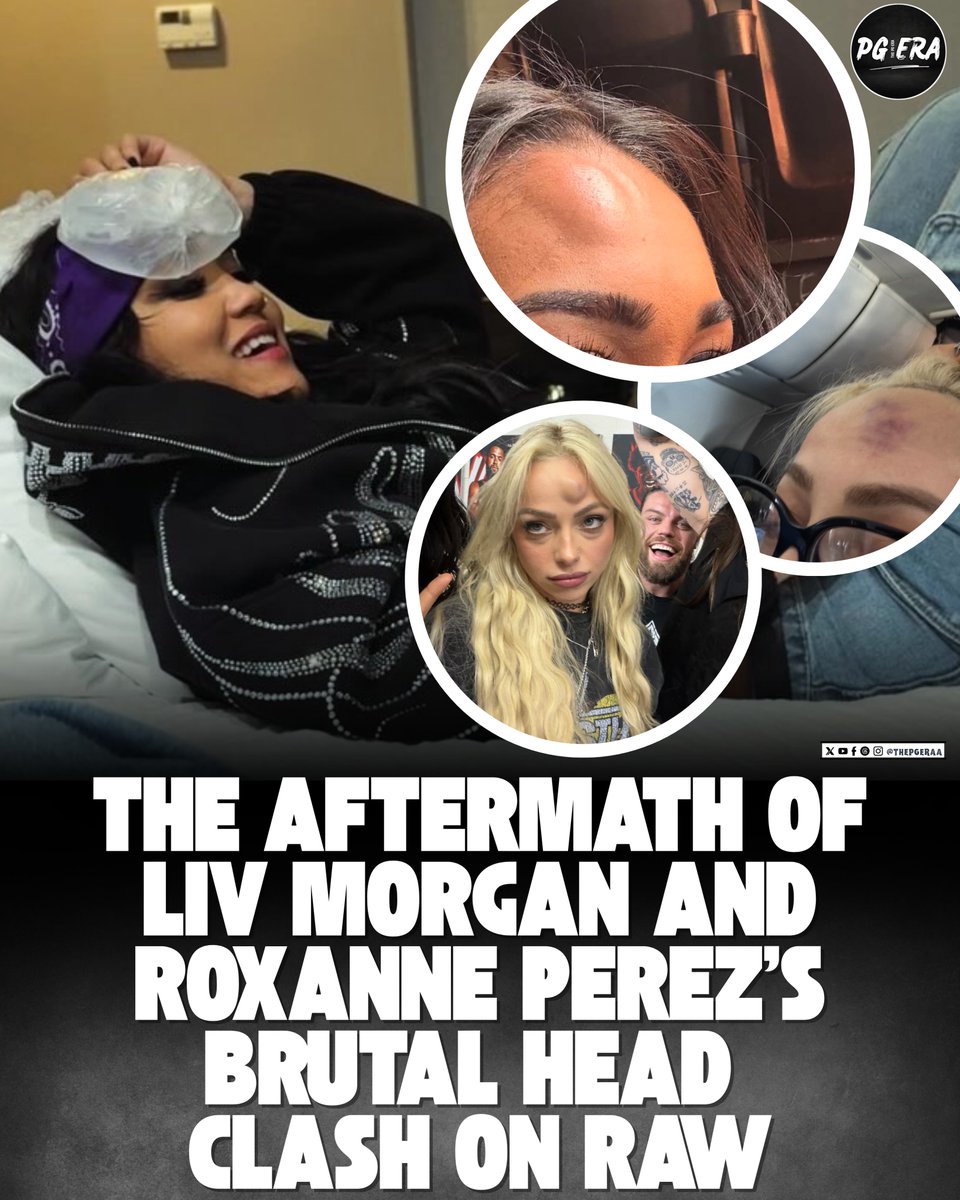 Roxanne Perez also shared a photo after the brutal head clash, confirming that she’s fine.