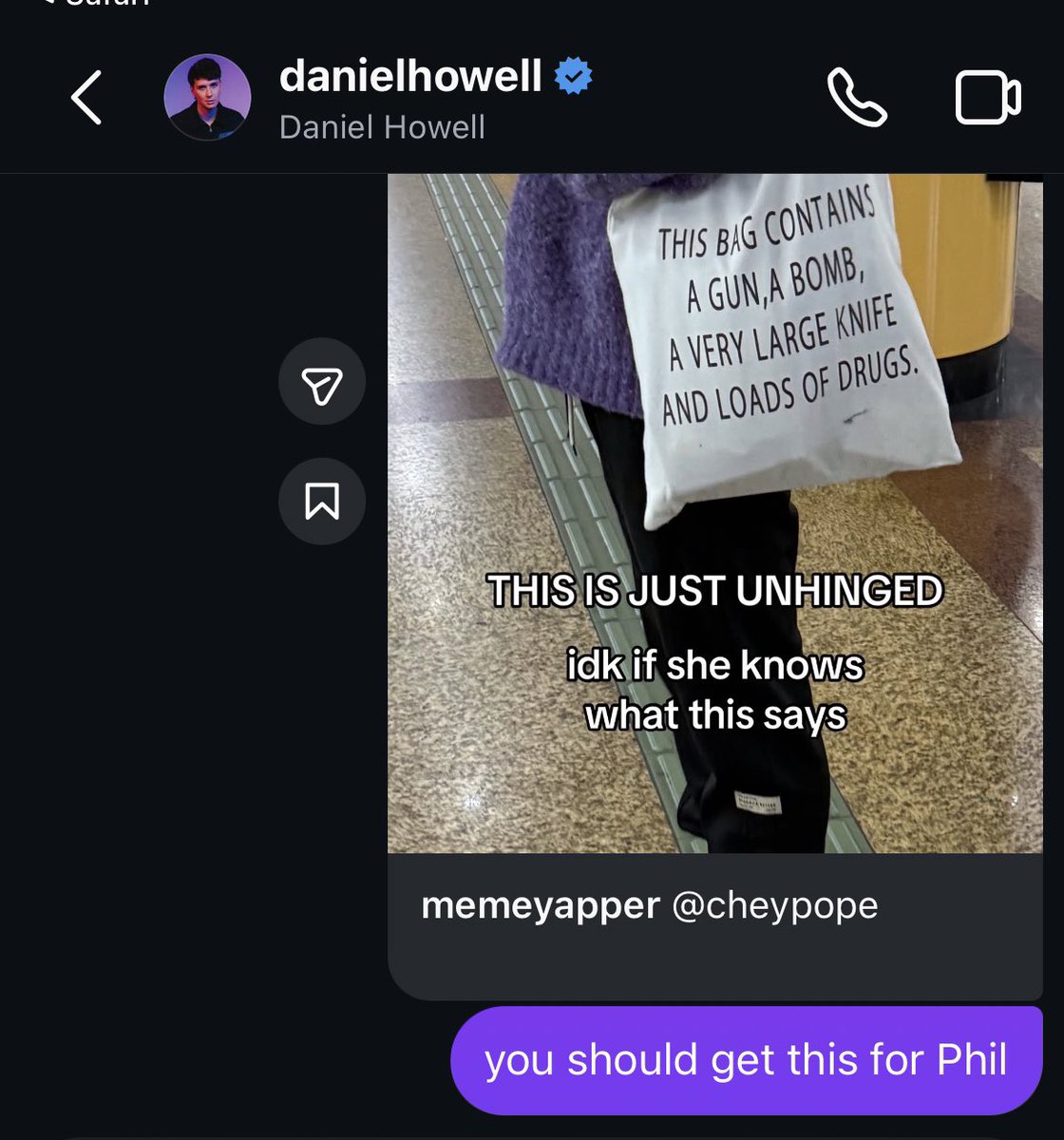 gayemonoob's tweet photo. @danielhowell @AmazingPhil for the next time you go to the airport https://t.co/EsZusHps4S