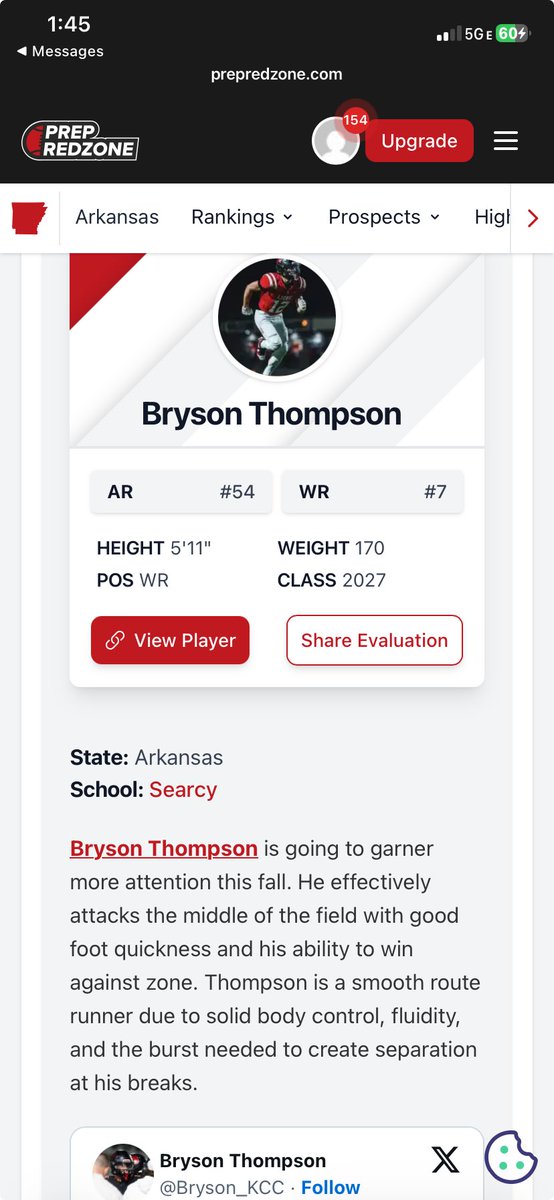 Bryson Thompson tweet media