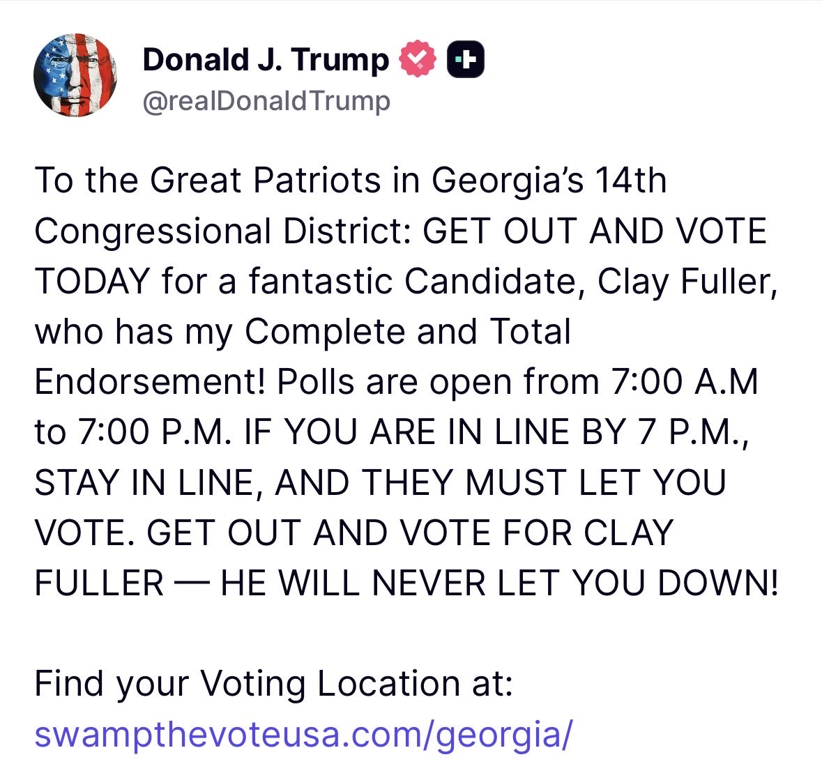 Trump War Room tweet media