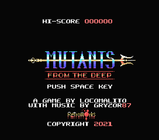 Supmsx's tweet image. Mutants from the deep
#MSX #MSXWorld game of the week
This is really a good STG with a wink to the Gradius series, explore the deep sea with its dangers, face many bosses and get back to the surface🧜‍♀️