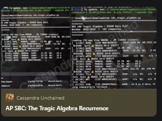 Cassandra Unchained tweet media