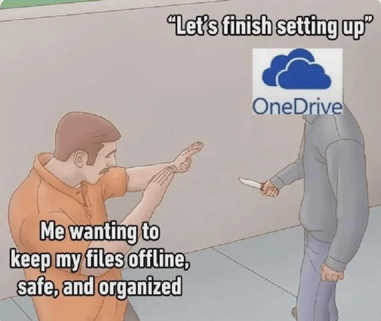 DownloadMoreRam's tweet photo. OneDrive sucks https://t.co/hYotvw26kH