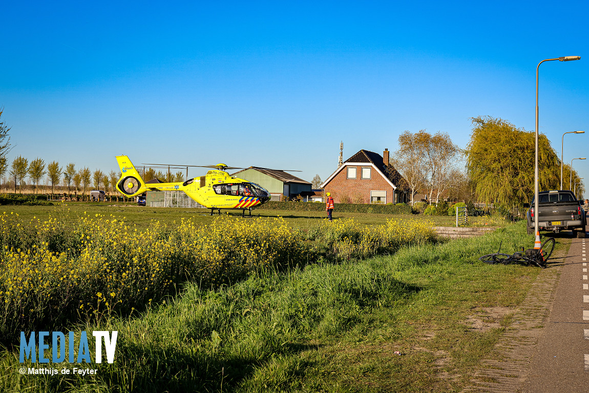 Fietser zwaargewond bij aanrijding in Berkel en Rodenrijs