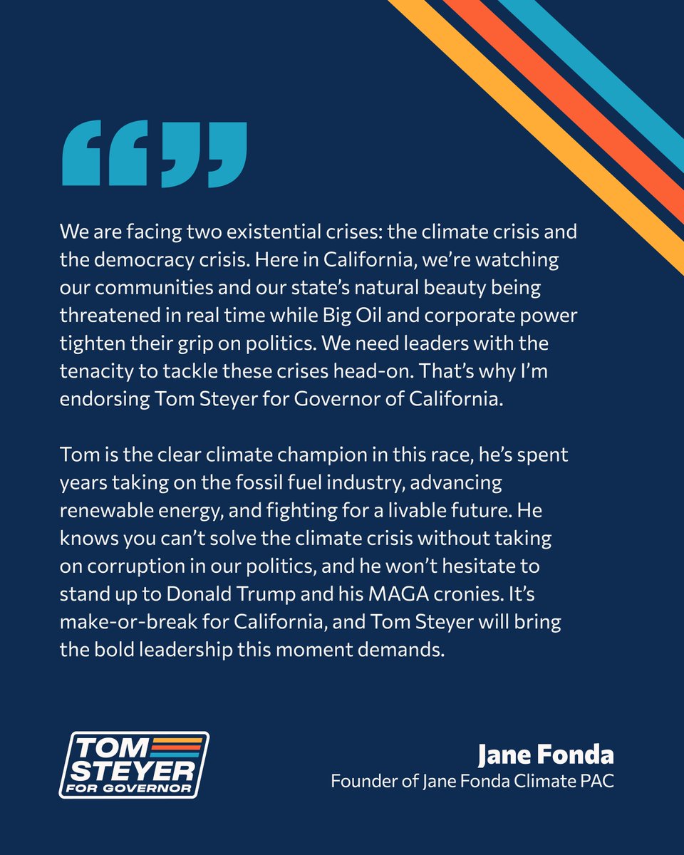 Tom Steyer tweet media