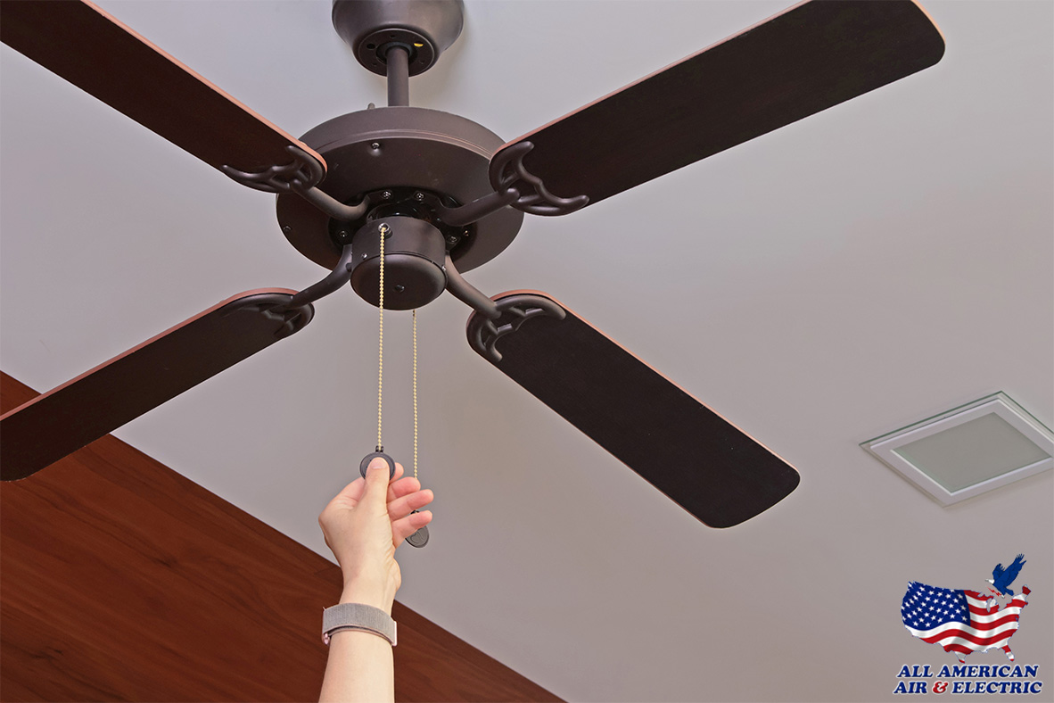 AAAE_Florida's tweet photo. Ceiling fans and updated lighting can drastically enhance your comfort and efficiency. Our licensed #electricians at All American know how to ensure safe, reliable installations. Schedule a service today. https://t.co/pGxvefAGSS https://t.co/PqqAntigRL